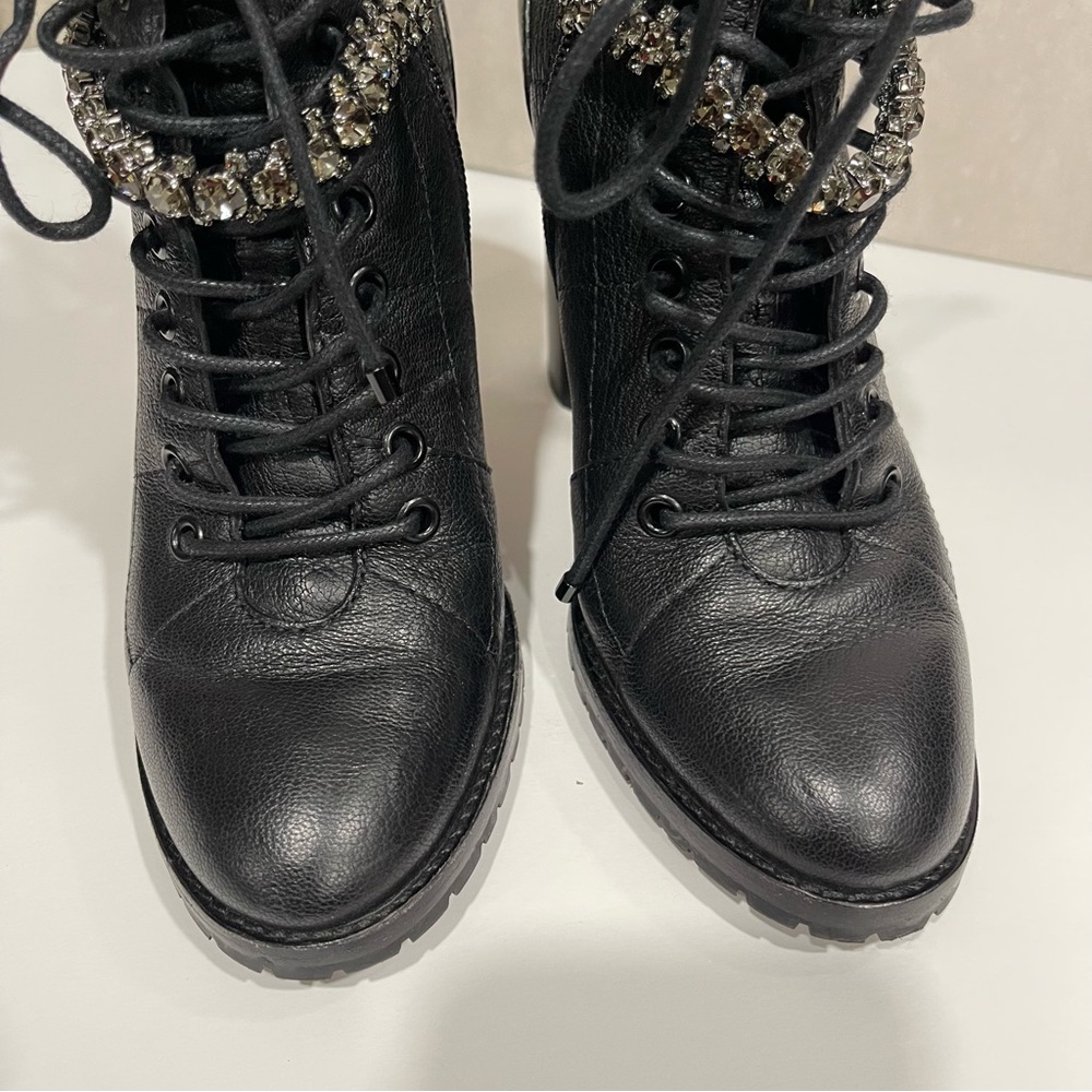 Jimmy Choo | Jewel Cruz Combat Boots - Picture 3 of 9